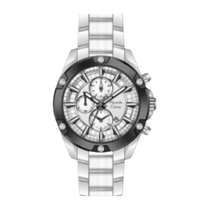 Alexandre Christie ALCW6690MCFTBSL Silver Stainless Steel Strap Analog Men Watch